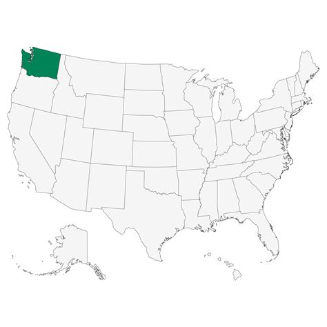 Washington Map Map Of Washington Usa Map 32160189 Png