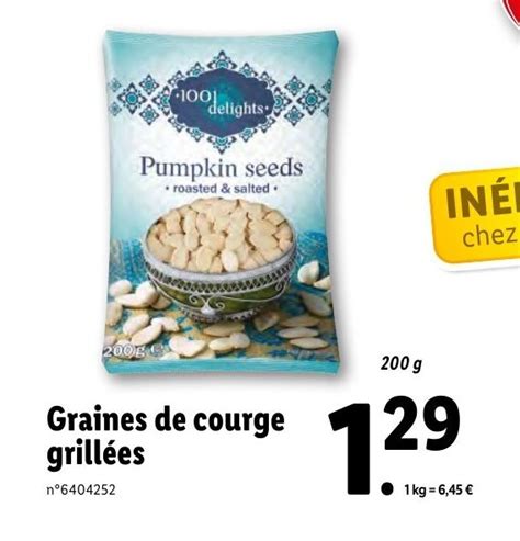 Promo Graines De Courge Grill Es Chez Lidl