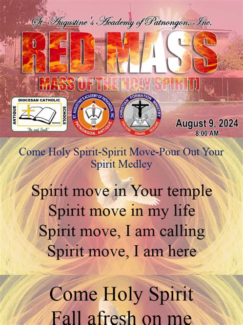 Red Mass 2024 Pdf Eucharist God The Father