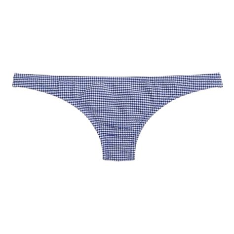 J Crew Swim Nwt Jcrew Lowrider Bikini Bottom In Tiny Gingham Poshmark