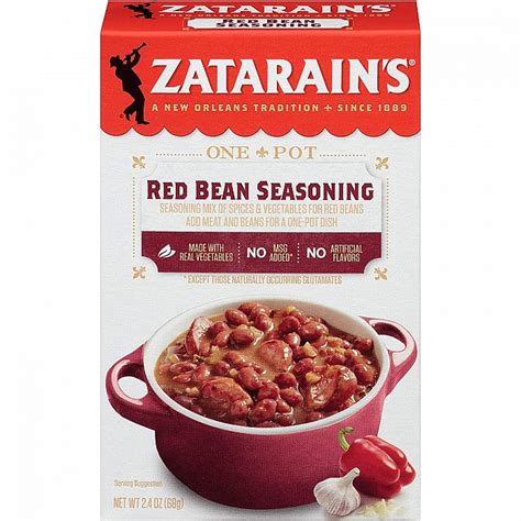 Zatarain S Red Bean Seasoning 2 4 Oz