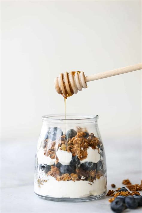 Fruit And Yogurt Parfait With Granola Ahead Of Thyme