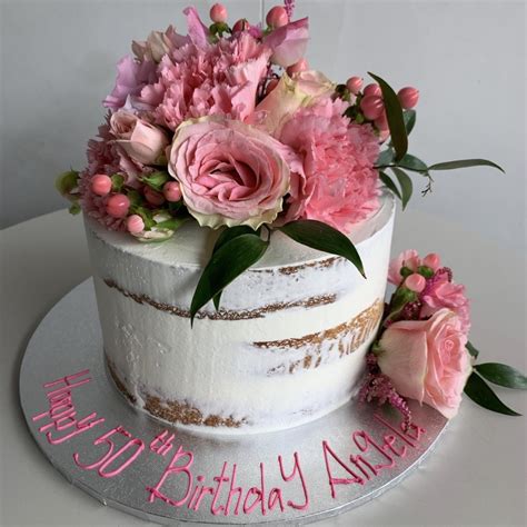 Vanilla Naked Cake Archives Nikos Cakes