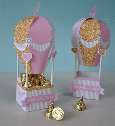 Hot Air Balloon Centerpiece Decorations Up Up And Away Baby Etsy