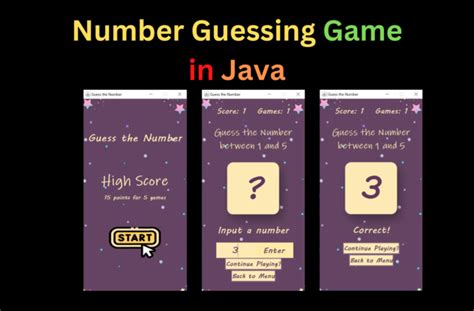 GUI Number Guessing Game In Java - CopyAssignment