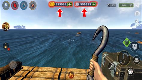 SURVIVAL ON RAFT OCEAN NOMAD SIMULATOR MOD ANDROID GAMEPLAY YouTube