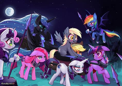 Nightmare Moon Slave Parade By Rosalhymn Hentai Foundry