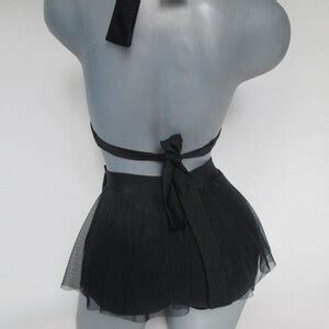 High Waisted Bikini Set Bow Bikini Bottom Scrunch Butt Belt Bow Halter Top Polka Dots Peplum