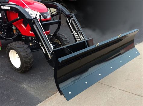 Choosing The Correct Snow Plow For You Compact Tractor Earth And Turf Attachments