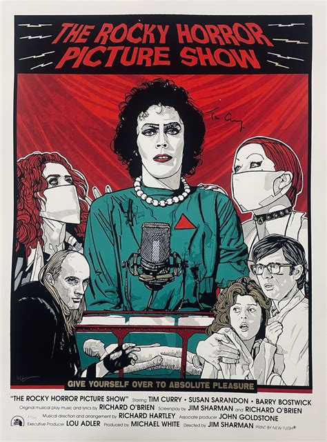 Tim Curry Rocky Horror Poster