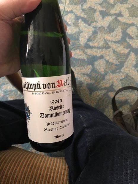 1994 Christoph Von Nell Kaseler Dominikanerberg Riesling Auslese