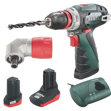 Metabo Cordless Drill PowerMaxx BS Quick Pro 1x4, 0/1x2, 0 Ah ...