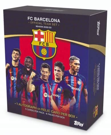 TOPPS FC BARCELONA Official Team Set 2022 23 13753303188 Oficjalne