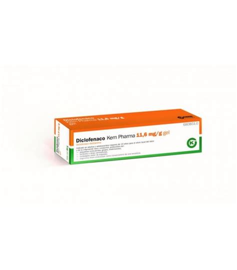 Diclofenaco Kern Pharma Mg G Gel Topico G