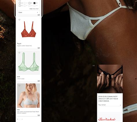 Lingerie Store Ui Ux Design Behance