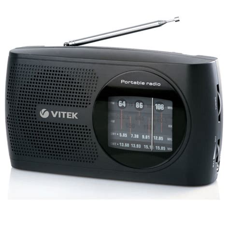 Характеристики Радиоприемник Vitek VT-3587N, Black, портативный, с ...