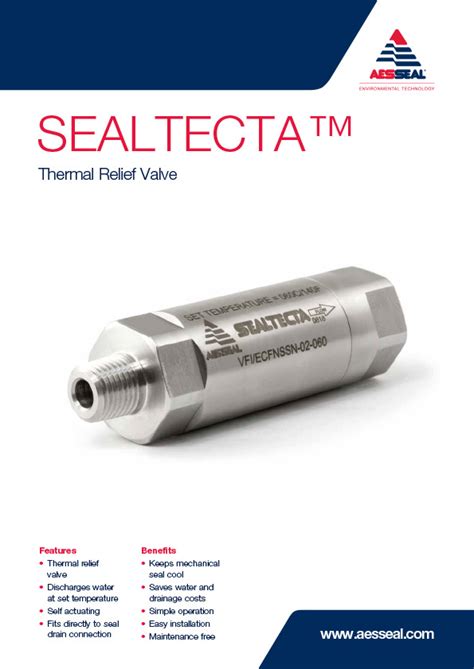 Thermal Relief Valve Aesseal