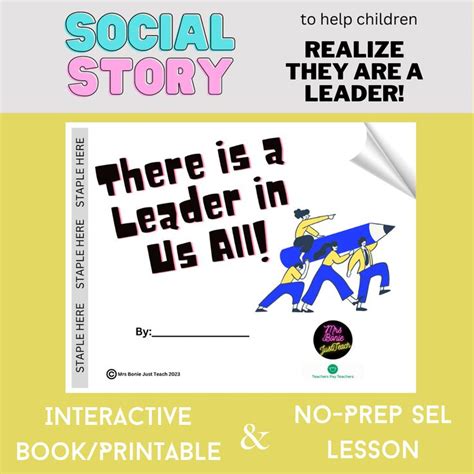 Leadership Skills | Interactive Book/Printable | Behavior | SEL Lesson ...