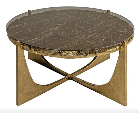 Casa Padrino Luxus Art Deco Couchtisch Bronze X Cm Gold Mit