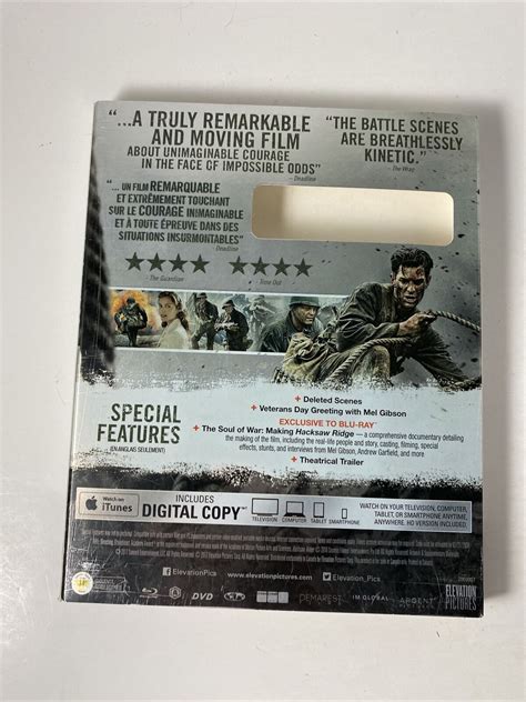 Hacksaw Ridge Blu Ray DVD BRAND NEW With Slipcover EBay