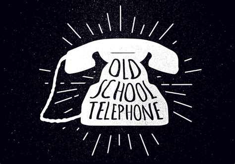 Free Vintage Telephone Vector Illustration Vector Art At Vecteezy