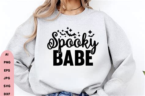 Halloween Svg Spooky Babe Svg Png Graphic By Rhdesign Creative Fabrica