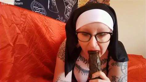 This Nun Sucks Her BBC Dildo XHamster
