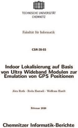 Indoor Lokalisierung Auf Basis Von Ultra Wideband Modulen Zur Emulation