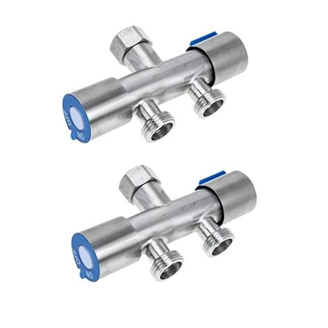 2pcs Faucet Diverter Faucet Shunt Outdoor Hose Outdoor Plug Adapter
