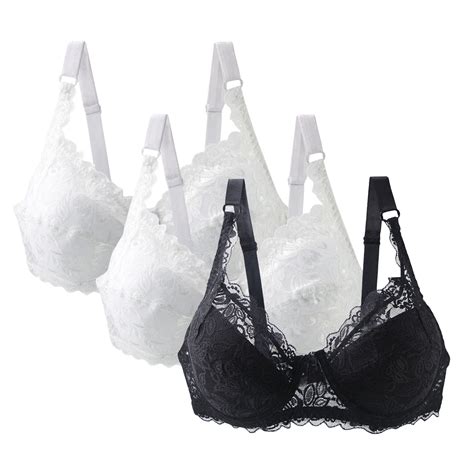 Sriper Lace Bralettes For Women Lingerie Pack Cooling Bras Wirefree Plus Size Supportive Wire