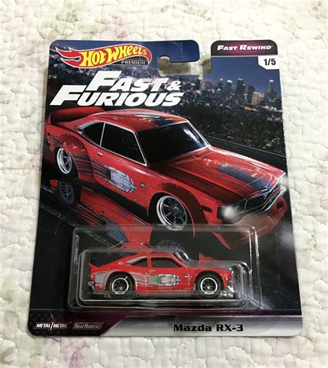 Hot Wheels Fast Furious 狂野時速 Fast Rewind Mazda RX 興趣及遊戲 玩具 遊戲類 Carousell