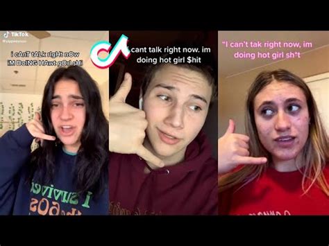 I Can T Talk Right Now I M Doing Hot Girl Sh T Tiktok Compilation I Can T Talk Right Now I