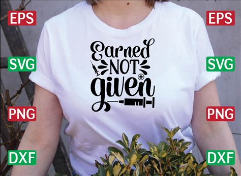 Earned Not Given Svg Design Graphic By Designfactory · Creative Fabrica