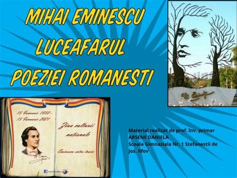 Book Creator Mihai Eminescu Luceafarul Poeziei Romanesti