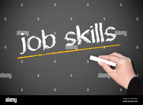 skill skills requirement applicant profile stock photo alamy