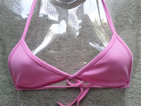 Sexy Damen Bikini Triangel Bikini Neckholder Rosa Gr NEU OVP