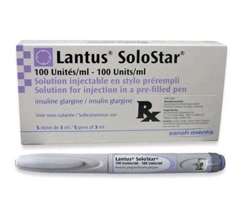 Insulin Lantus Iu Injection Sanofi At Rs Box In Vadodara Id