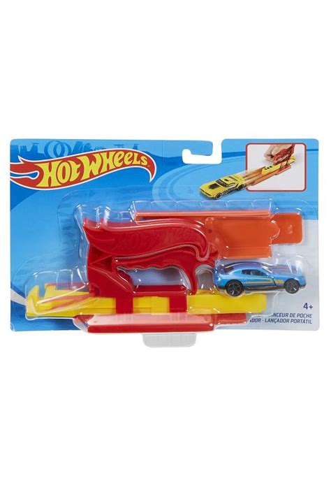 Mattel Hot Wheels Set Lansator Portabil Rosu Si Masinuta Trendyol