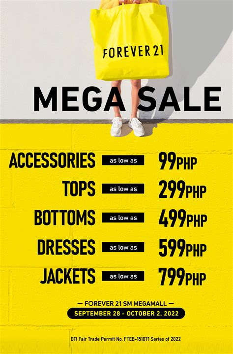 Manila Shopper: Forever 21 Clark & Mega 5-day SALE