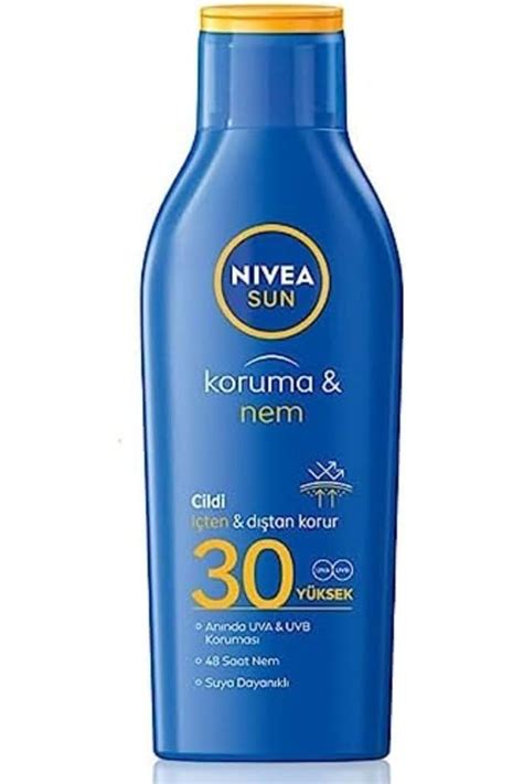 NIVEA Nıvea Sun Spf 30 Koruma & Nem Güneş Losyonu , Suya Dayanıklı ...