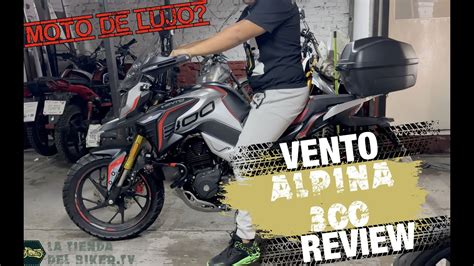 Vento Alpina Review Completo Moto Turing O Adventure Vale