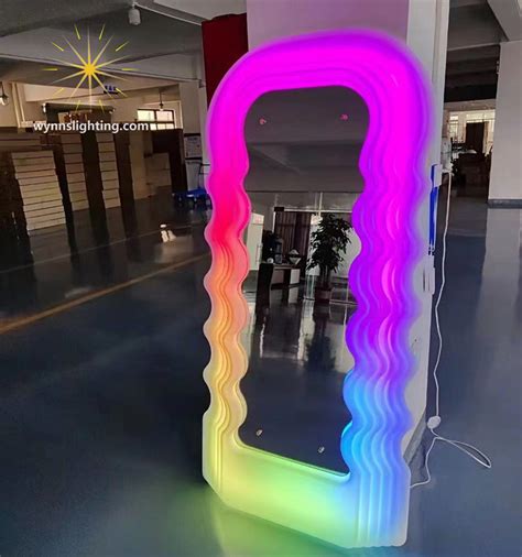 Floor Modern Decorative Mirror LED Light Designer Large Full Body ...