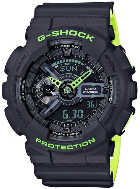 Casio G Shock Ga110ln Layered Neon Color Watches Ablogtowatch