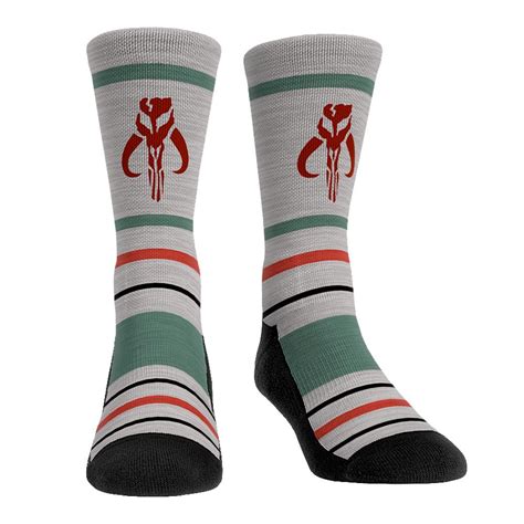 Rock 'Em Socks "Mandalorian Crest" Classic Stripes Socks - Boba Fett ...