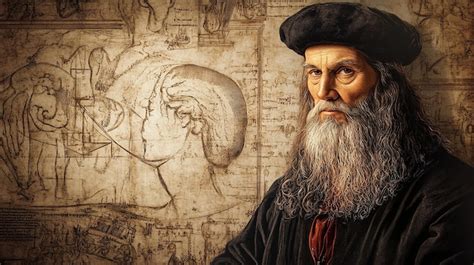Movimento Artístico De Leonardo Da Vinci - Retrato detallado de Leonardo da Vinci con un toque artístico | Imagen ...