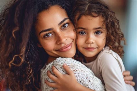 Premium Photo Heartwarming Motherdaughter Bonding Moment