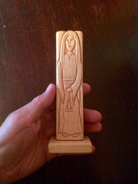 Frigg Frigga Odins Wife Norse Goddess Statue Figure Stele Asatru Etsy