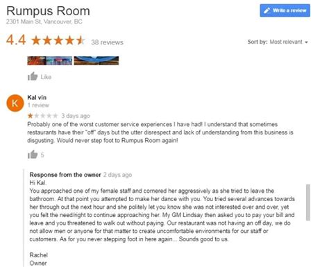 Vancouver restaurant says bad review came from customer harassing staff ...