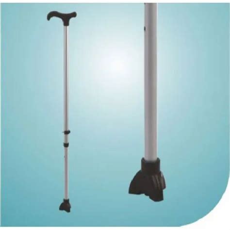 Derby Handle Adjustable Tri Leg Bottom Walking Stick At Rs 520piece In