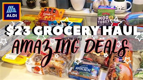 23 Budget Grocery Haul Aldi Haul Extreme Grocery Budget